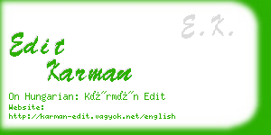 edit karman business card